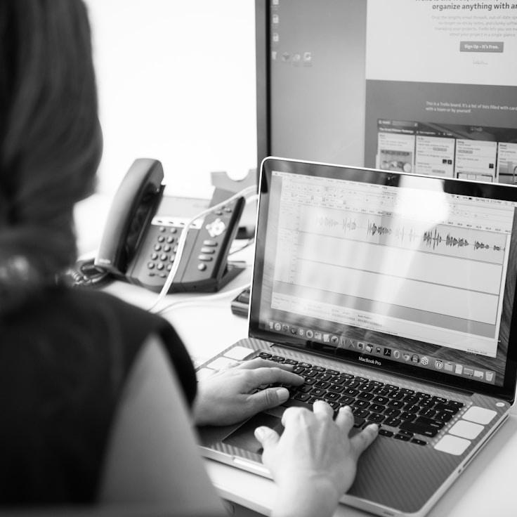 iOS app development workspace